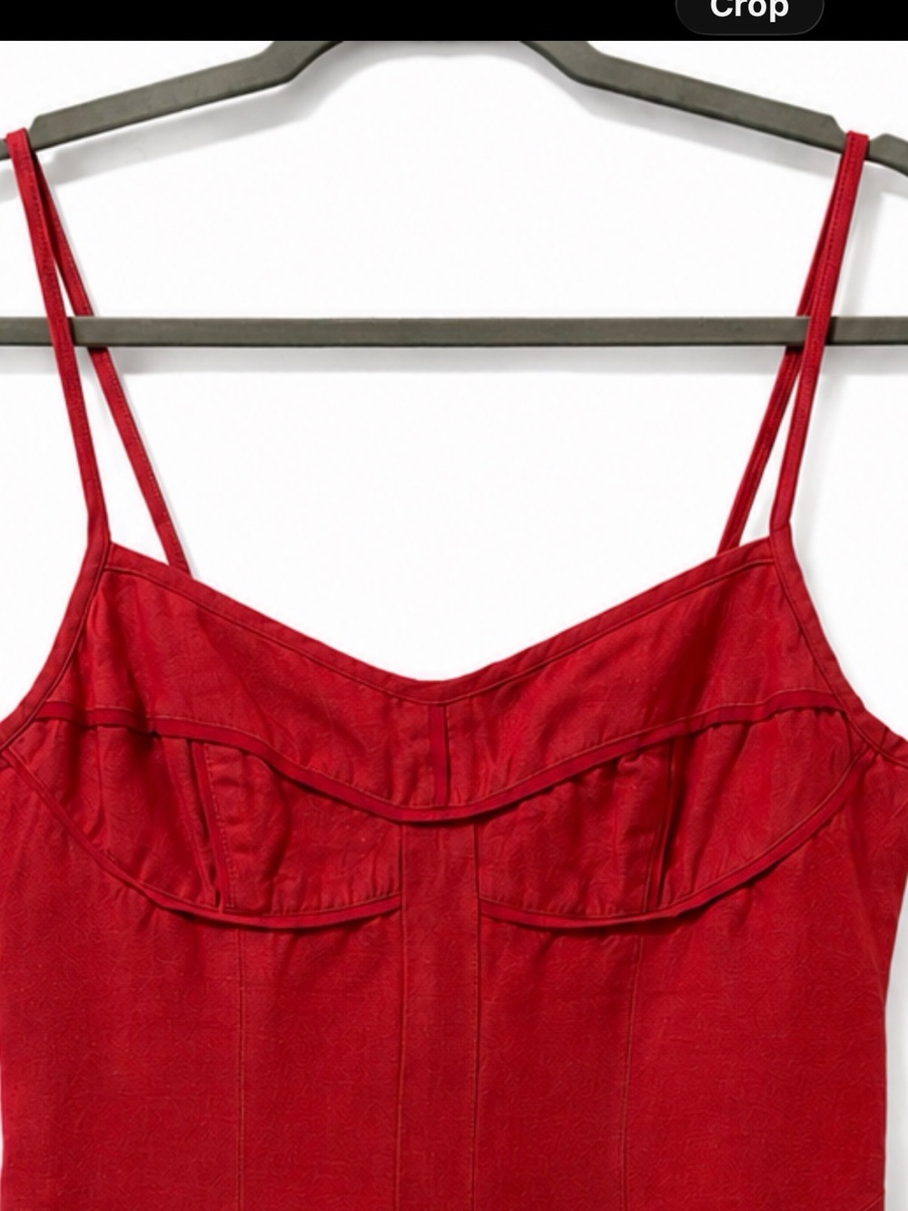 Sandra Angelozzi Spaghetti Strap Bustier Dress Sz 38 Siren Vixen Coquette Y2K - Picture 4 of 13